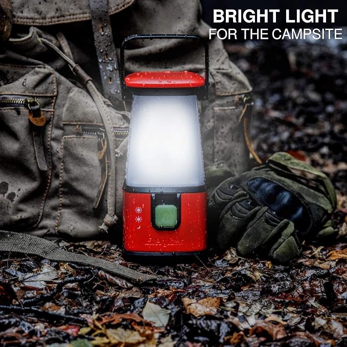 ENERGIZER LED Camping Lantern 360 PRO, IPX4 Water Resistant Tent Light, Ultra Bright Battery Powered Lanterns for Camping, Outdoors, Emergency Power Outage