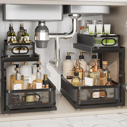 2 Pack Under Sink Organizer