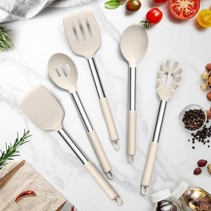TeamFar Cooking Utensils Set, Heatproof & Healthy, Nonstick & Easy Clean