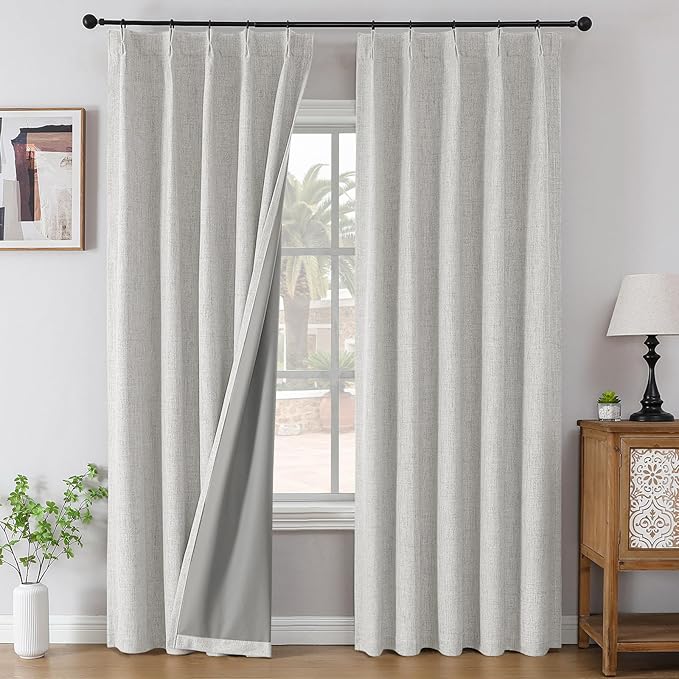 Joydeco Pinch Pleated Curtains