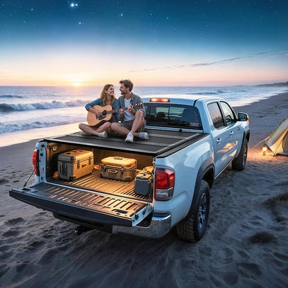 YITAMOTOR Low-Profile Hard Tri-Fold Truck Bed Tonneau Cover Compatible with Ram 1500 New Body Style 2019-2026 with 5.7 ft Bed Without Rambox