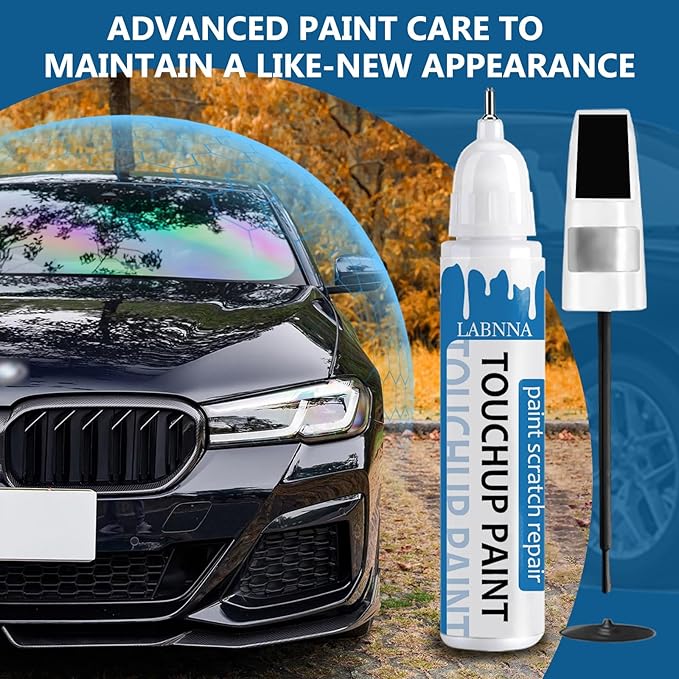 Silver Sky Metallic(1D6) Touch Up Paint for Toyota-Exact Match 2 in 1 touchup Paint Pen for Chips and Nicks Repair Car Paint Scratch Repair Kit