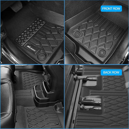 Nilight TPE Floor Mats for Ford F150 F-150 SuperCrew Crew Cab Bucket Seat 2010 2011 2012 2013 2014, All Weather Custom Fit Heavy Duty Floor Liners