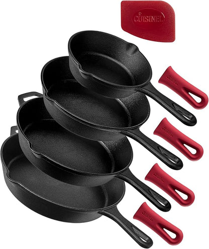 Cuisinel Cast Iron Skillets Set