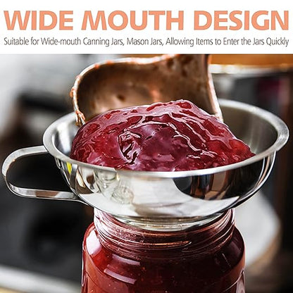 Anaeat Stainless Steel Canning Funnel