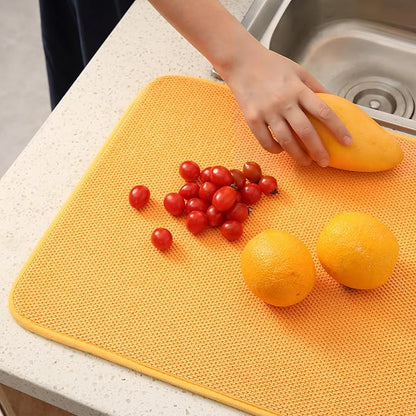 2 Pack Microfiber Dish Drying Mat