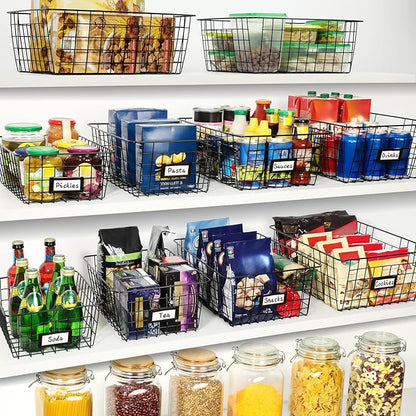 8 Set, Extra Large Wire Baskets