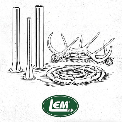 LEM Products Mahogany Fibrous Casings, 2 ½ Inches x 20 Inches, Non-Edible Sausage Casings, Stuffs Approximately 3 Pounds Per Casing, Great for Summer Sausage, Pepperoni, and Salami, 25 Count Pack