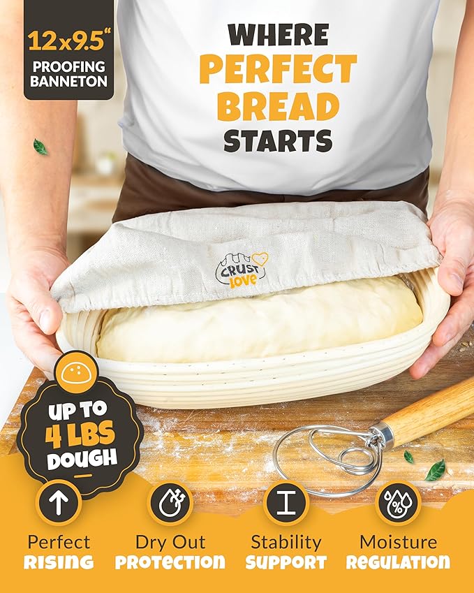 CRUSTLOVE Cast Iron Bread-Pan