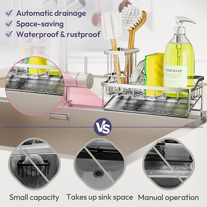 SWTYMIKI Sink Caddy Sponge Holder