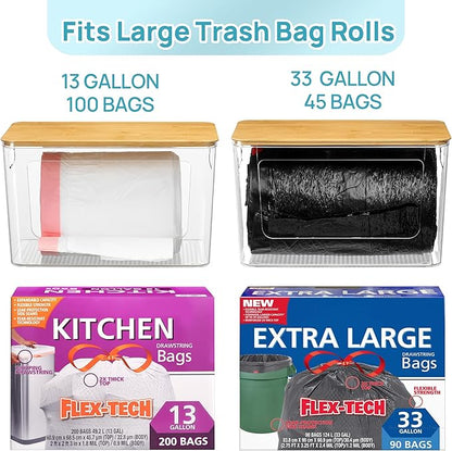 Vtopmart 2 Pack Trash Bag Holder