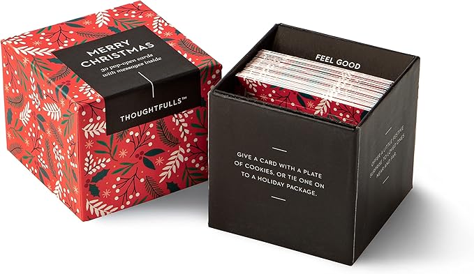 Compendium ThoughtFulls Pop-Open Cards — Merry Christmas — 30 Pop-Open Cards, Each with a Different Inspiring Message Inside