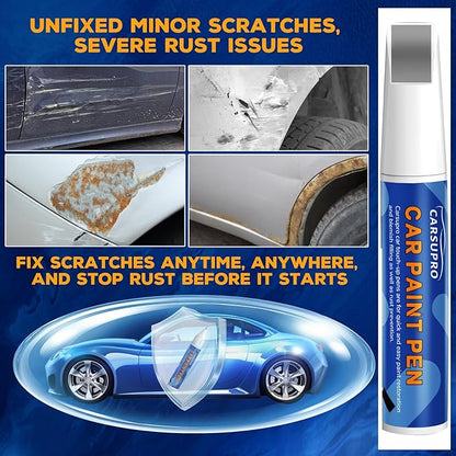 Blue Touch Up Paint for Cars,Car Paint Touch Up Pen for Deep Scratches,Car Scratch Repair Pen Auto Scratch Remover for Easy to Use and Fix(Ice Crystal Blue)