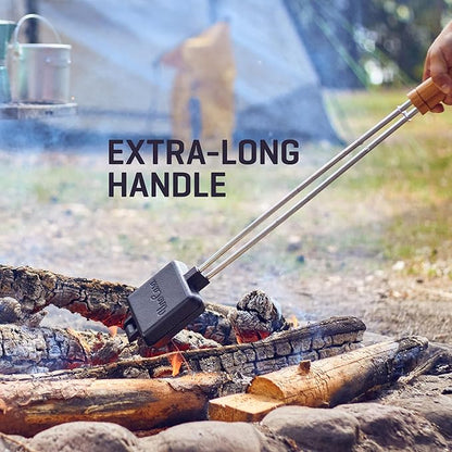 Uno Casa Pie Iron Sandwich Maker - Japanese Sandwich Maker with Recipe Book - Durable Campfire Cooking Equipment for Grilled Pies - Heavy Duty Cast Iron for Outdoor and Camping Adventures
