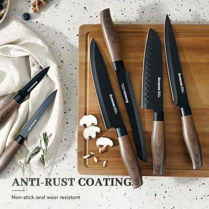 Astercook Knife Set, 13-Piece Kitchen Knives Set