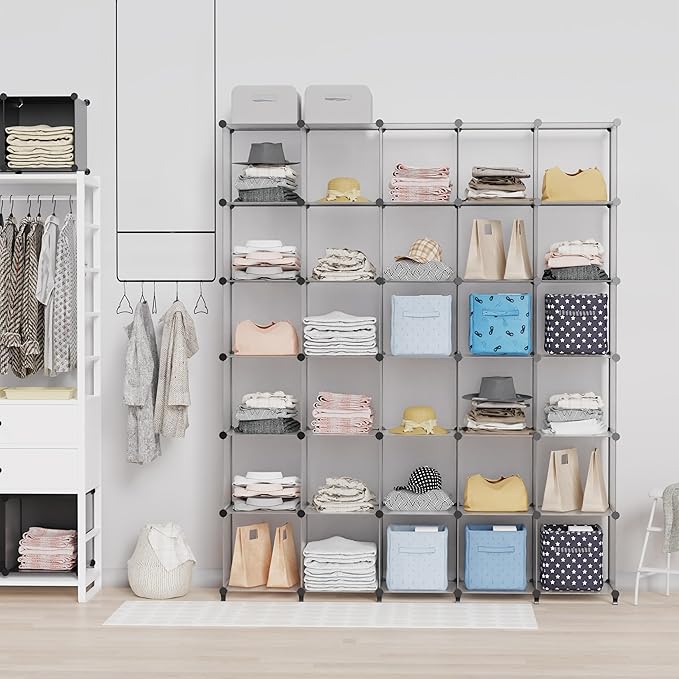 HOMIDEC Closet Organizers and Storage, 16 Cube Storage Organizer, Closet