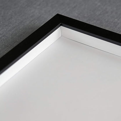 26x32 Shadow Box Frame Black | 1 Inch Deep Solid Wood Shadowbox Display Frame |