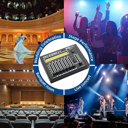 Ygybeyond DMX-C7Controller, Controller, Stage Lighting Equipment & Accessorie