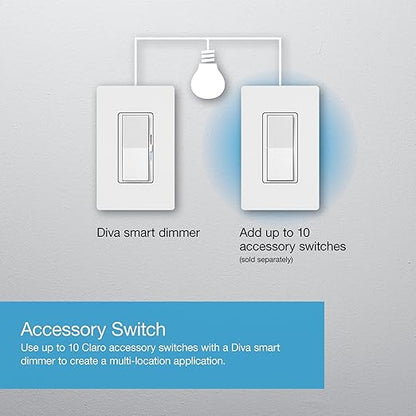 Lutron Diva Smart Dimmer Light Switch