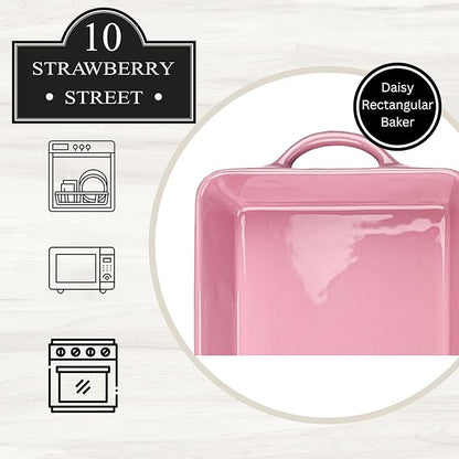 10 Strawberry Street Daisy Rectangular Baker