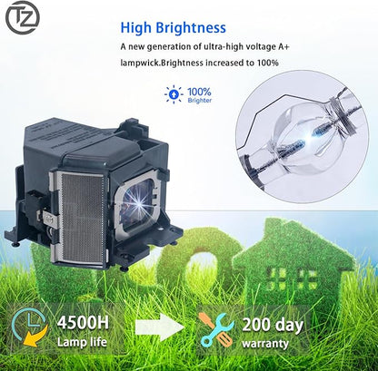 TZRSQL Original LMP-H280 Replacement Projector Lamp Bulb