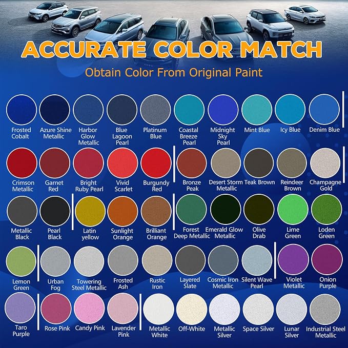 Blue Touch Up Paint for Cars,Car Paint Touch Up Pen for Deep Scratches,Car Scratch Repair Pen Auto Scratch Remover for Easy to Use and Fix(Starry Blue)