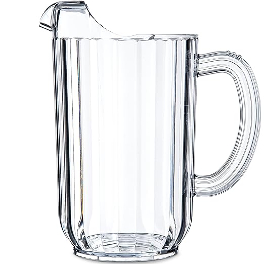 Carlisle FoodService Products 553807 Plastic Pitcher, 48 Ounces