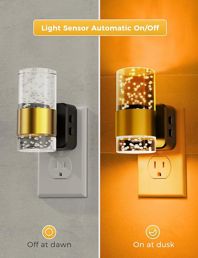 Night Lights Plug into Wall, Color Changing Night Light