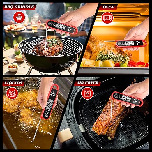 Digital Meat Thermometer for Cooking and Grilling