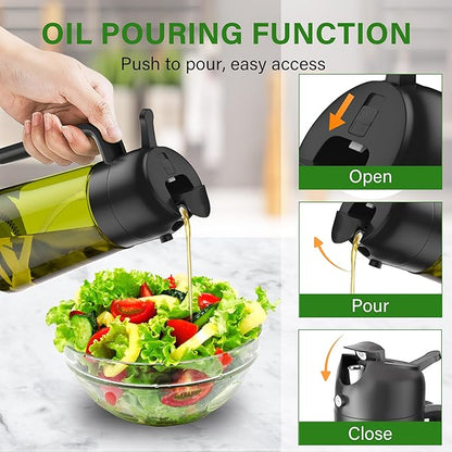 Vakoo 2 in 1 Oil Sprayer and Oil Dispenser