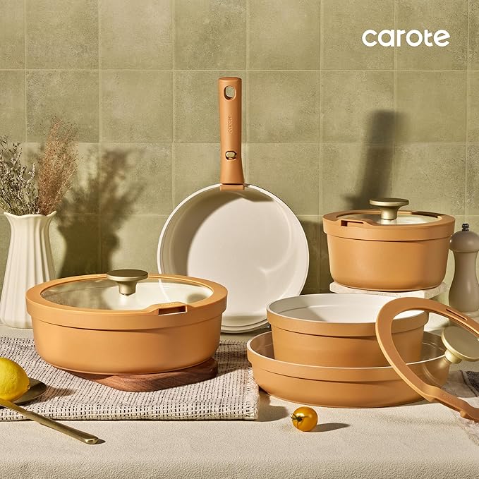 Carote 20pcs Ceramic Cookware Set