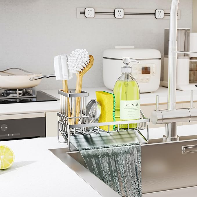 SWTYMIKI Sink Caddy Sponge Holder