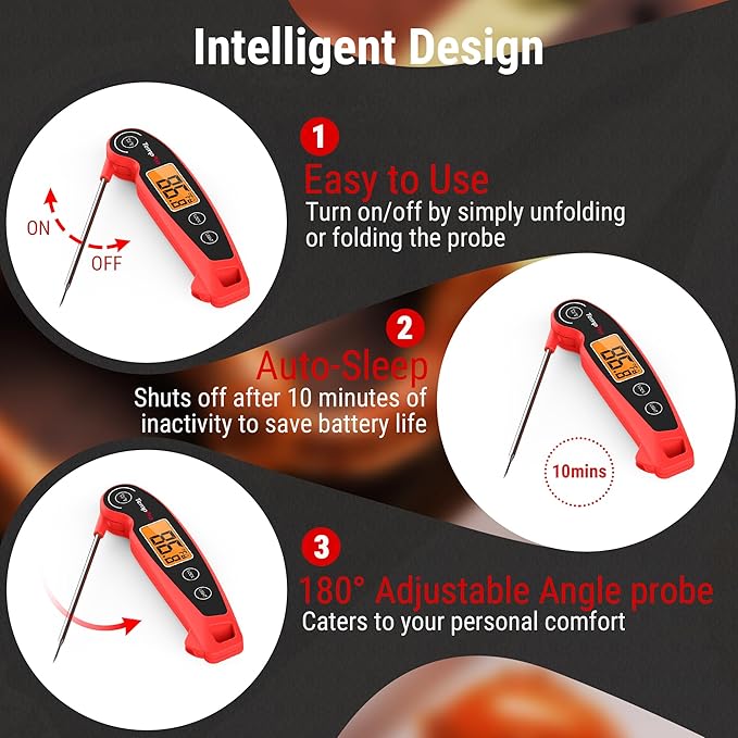 TempPro TP605 Instant Read Meat Thermometer