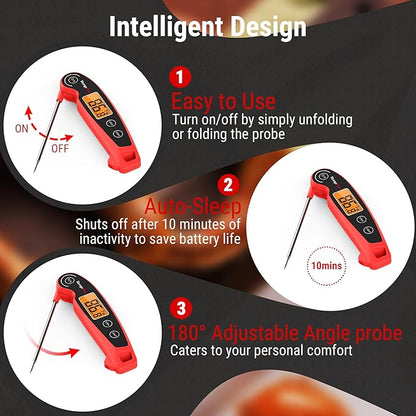 TempPro TP605 Instant Read Meat Thermometer