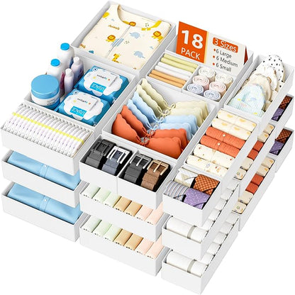 DIMJ Drawer Organizer Clothes