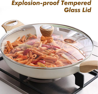 SENSARTE Ceramic Nonstick Frying Pan Skillet