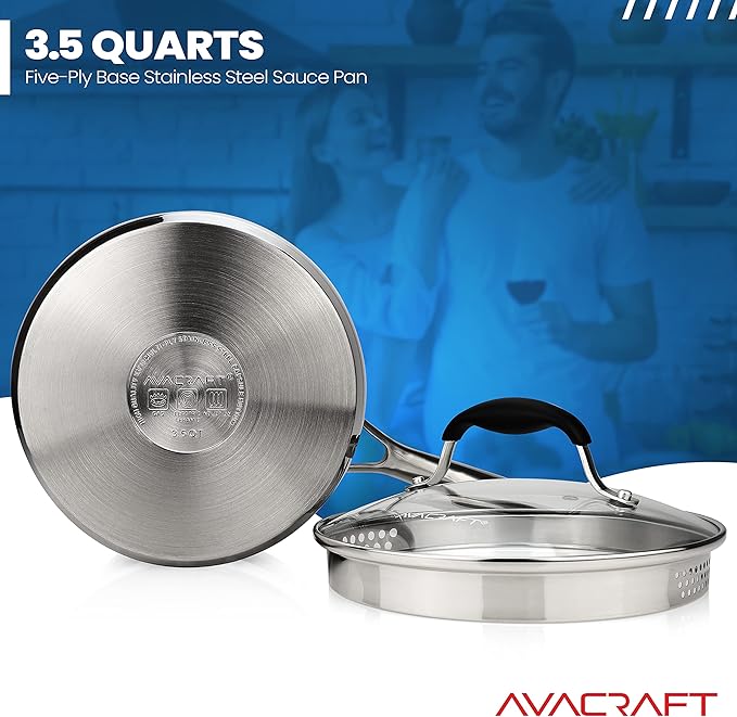 AVACRAFT Stainless Steel Saucepan