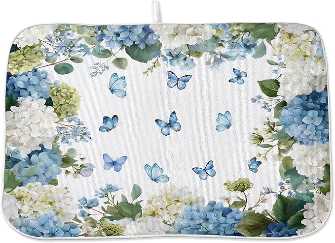 Spring Dish Drying Mat 18x24 Inches