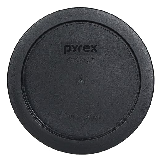 Pyrex 7201-PC 4-Cup Black Food Storage Replacement Lid