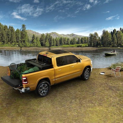 YITAMOTOR Soft Tri-fold Truck Bed Tonneau Cover Compatible with 2019-2026 Chevy Silverado/ GMC Sierra 1500 New Body Style, Fleetside 5.8 ft Bed
