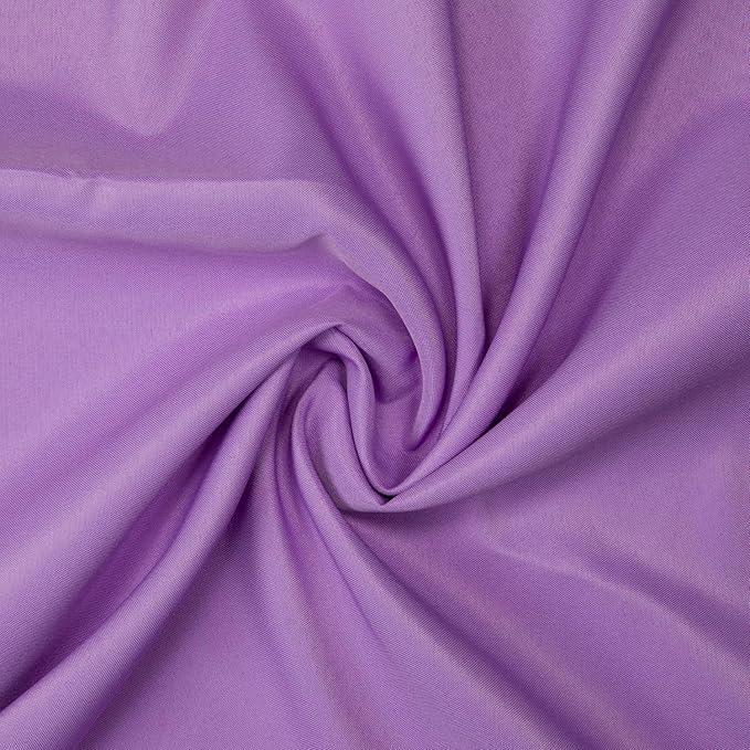 Gee Di Moda Rectangle Tablecloth - 60 x 102 Inch Lavender Table Cloth for 6 Foot Rectangle Table - Heavy Duty Washable Fabric - for 6 Ft Buffet Table, Holiday Party, Dinner, Wedding & Baby Shower