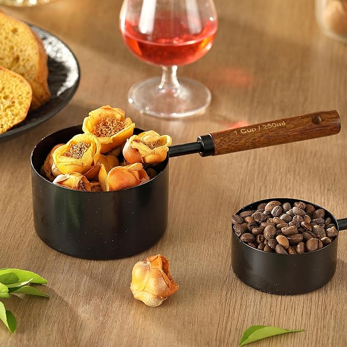8PCS Measuring Cups and Spoons Set, DV Stainless Steel Measuring Cups