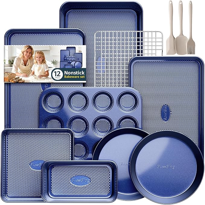 12-Piece Oven Safe Nonstick Bakeware Set