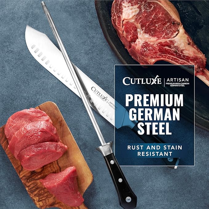 Cutluxe Honing Rod, Sharpening Steel