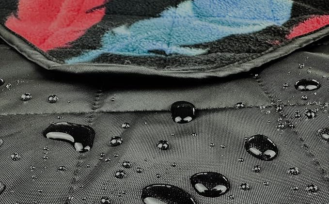 DOWN UNDER OUTDOORS Large Waterproof Windproof Extra Thick 350 GSM Quilted Fleece, or Sherpa Stadium Blanket