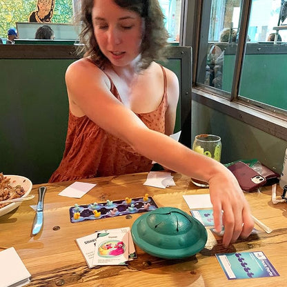 Abducktion - IntergalacDuck Research Expansion Pack, 25-30 Minutes, Additional Cards, 2 More Boards for up to 6 Players, and Glitter Ducks!