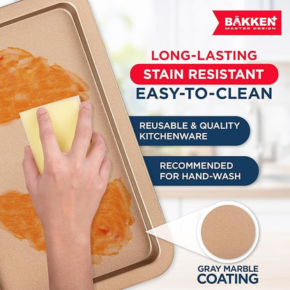 BAKKEN 3-Piece Kitchen Baking Pans