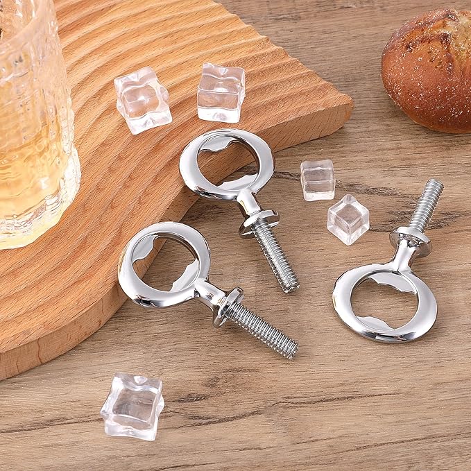 15 PCS Metal Bottle Opener Kit Bulk Stainless Blank Bottle Openers Inserts