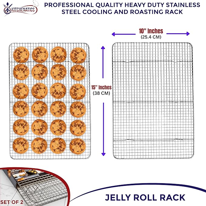 KITCHENATICS Jelly Roll Cooling Racks