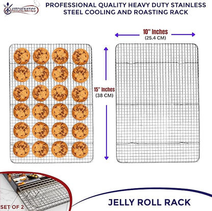 KITCHENATICS Jelly Roll Cooling Racks